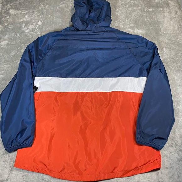 Russell Men’s Windbreaker Jacket XL Water Repel Secure Pocket Red White Blue NWT - Picture 7 of 14